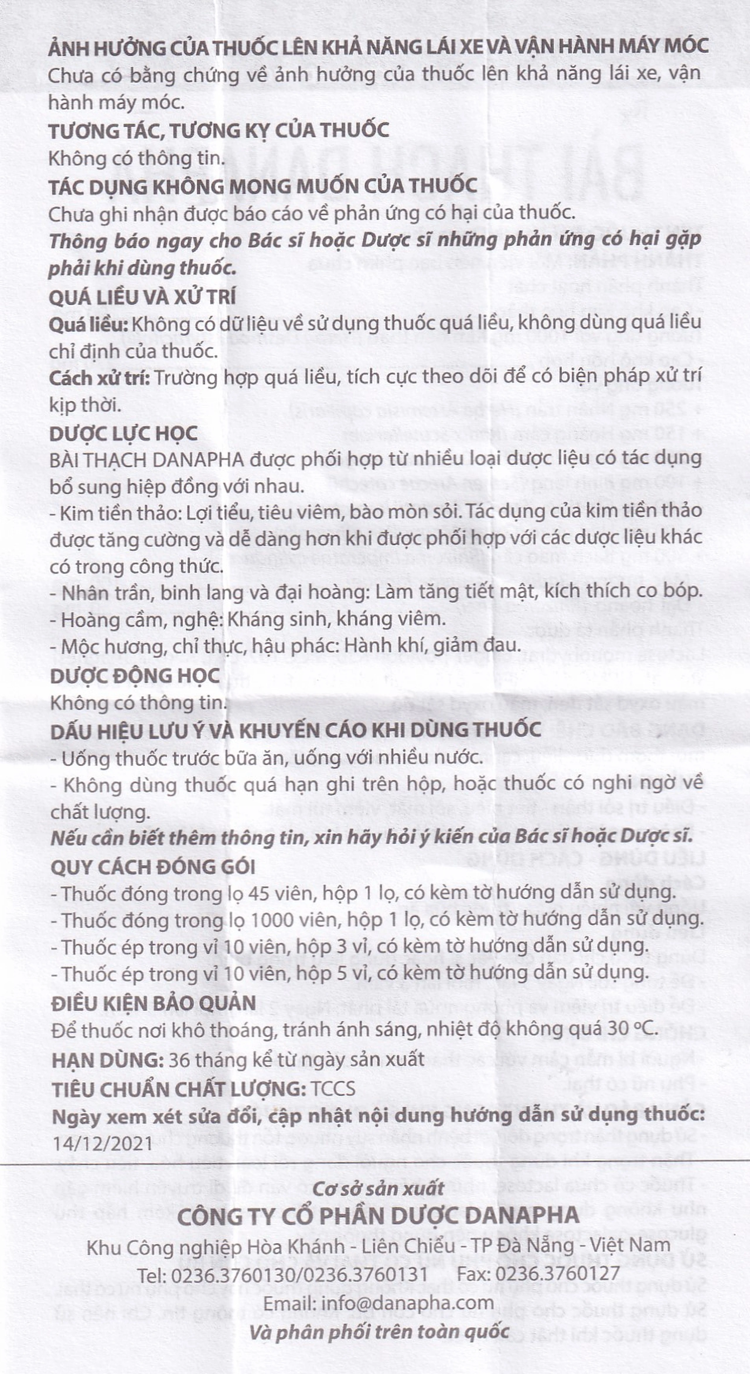 bai thach    dang vi