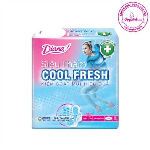 bang ve sinh diana sieu tham cool fresh sieu mong canh