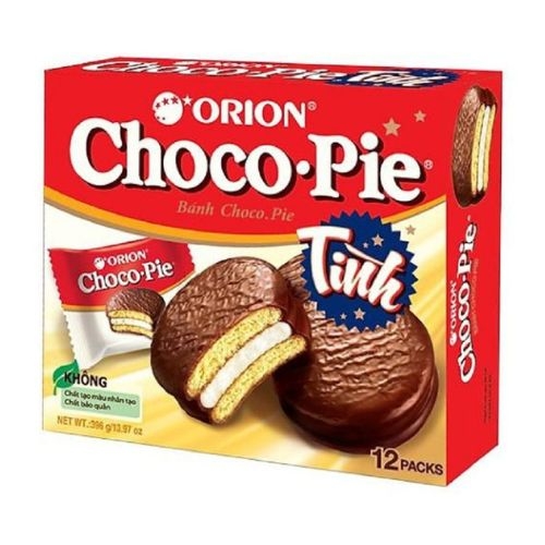 banh chocopie vi cacao   hop 12 goi   396g