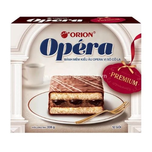 banh mem kieu au opera vi so co la   hop 12 goi   336 g