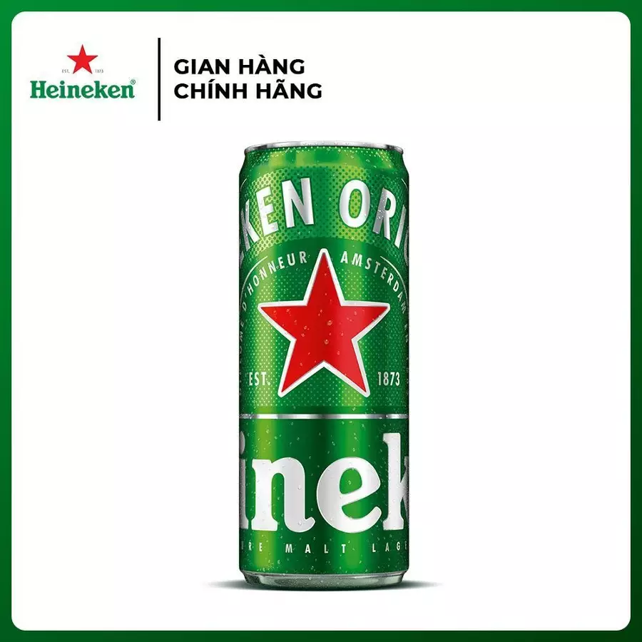 bia lon heineken 330ml