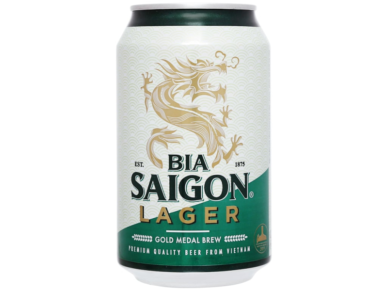 bia sai gon lager lon 330ml