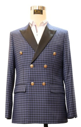 bo vest nam mau xanh caro co danton phoi ve co phi den 6 nut size m