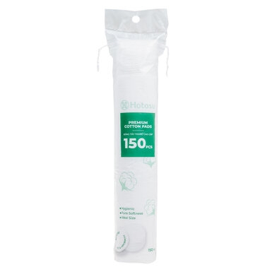 bong tay trang hotosu cao cap 150 mieng premium cotton pads