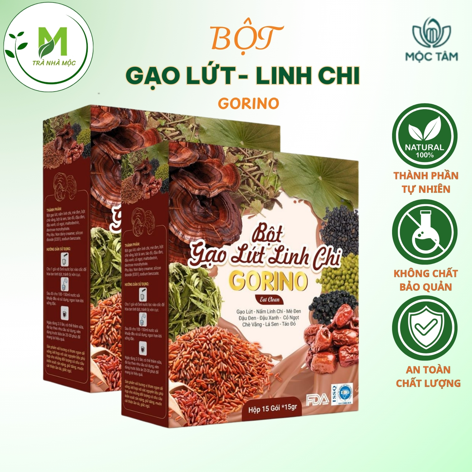 bot gao lut linh chi gorino