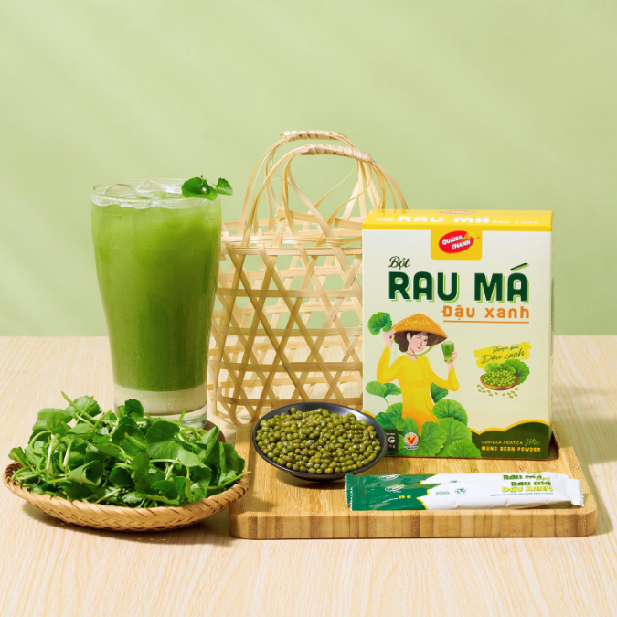 bot rau ma dau xanh