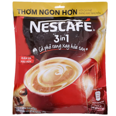 ca phe sua nescafe 3 trong 1 dam da