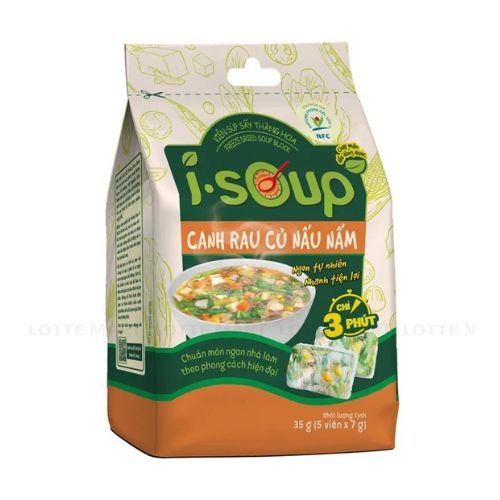 canh chay an lien rau cu nau nam i soup nfc goi 5 vien