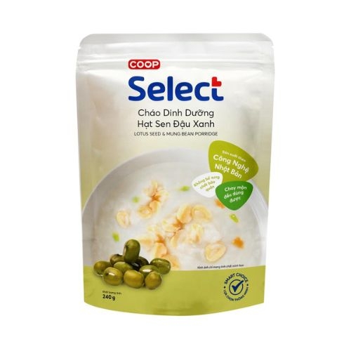 chao hat sen dau xanh coop select 240gr