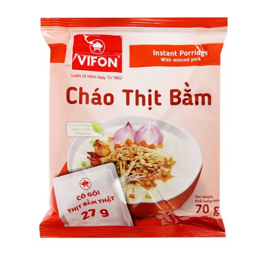 chao thit bam vifon goi 70g  co goi thit bam that