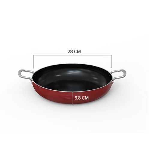 chao tron chong dinh 2 quai sunhouse 28cm ct28r2