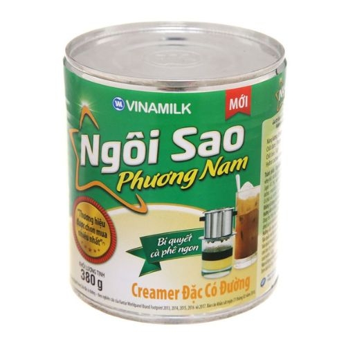 creamer dac co duong   ngoi sao phuong nam  xanh la
