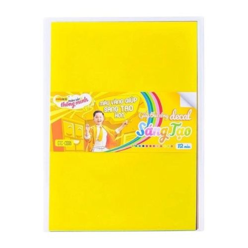 giay thu cong colokit gtc c006 12 mau kho lon  12 to xap