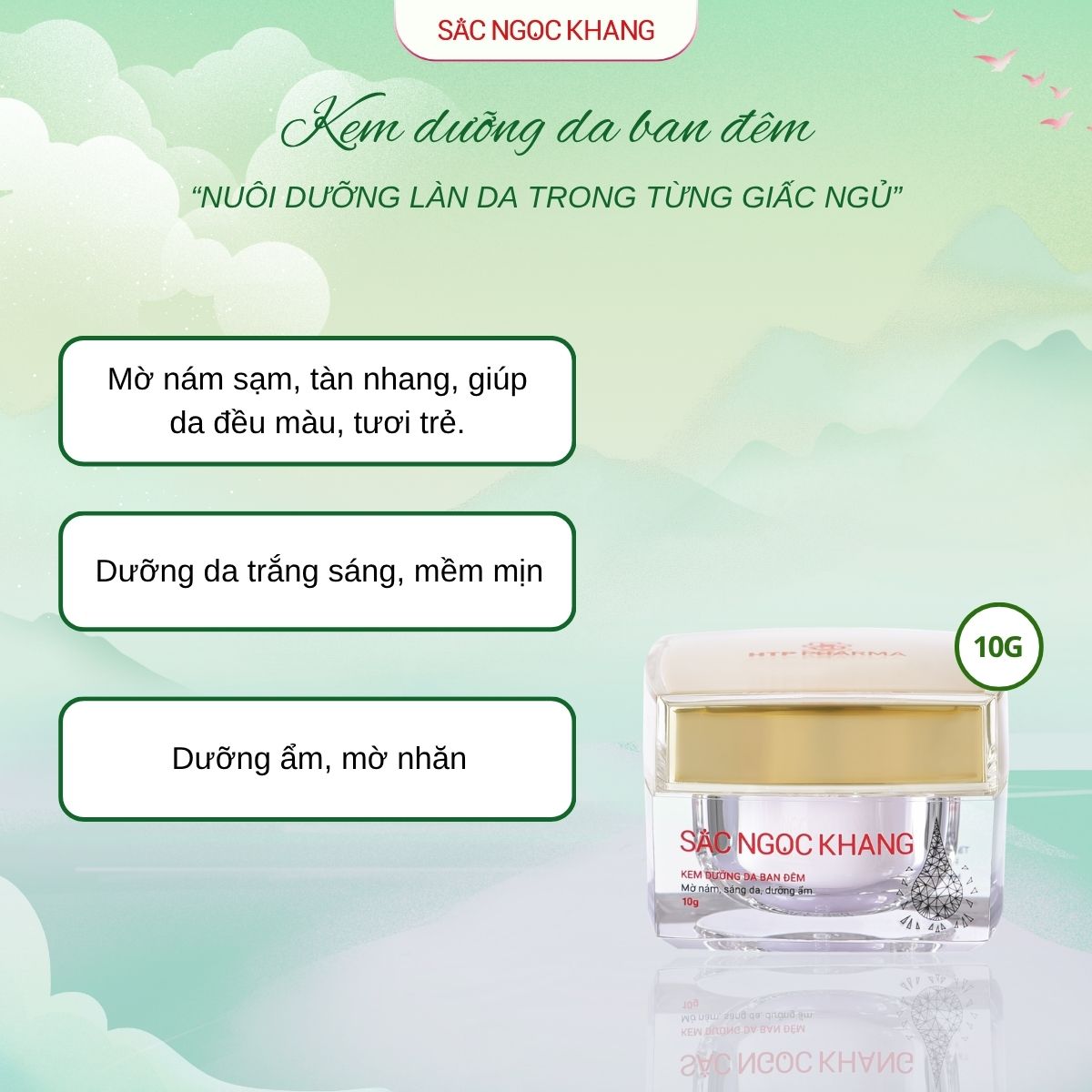 kem duong da ban dem sac ngoc khang