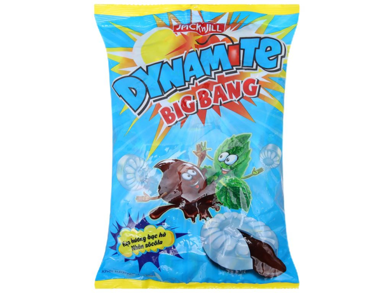 keo huong bac ha nhan socola dynamite bigbang 330 g