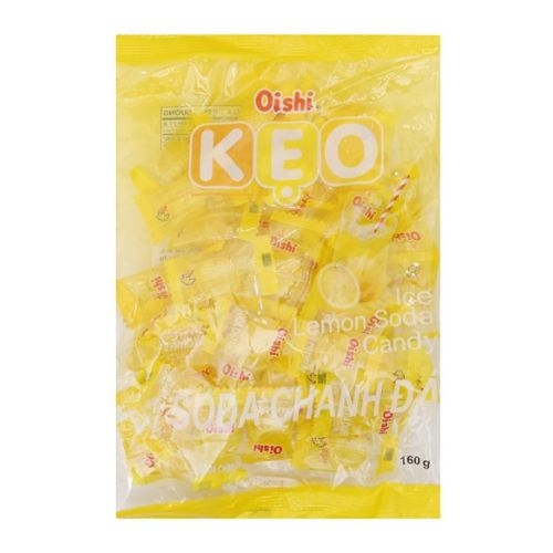 keo soda chanh da oishi goi 160g