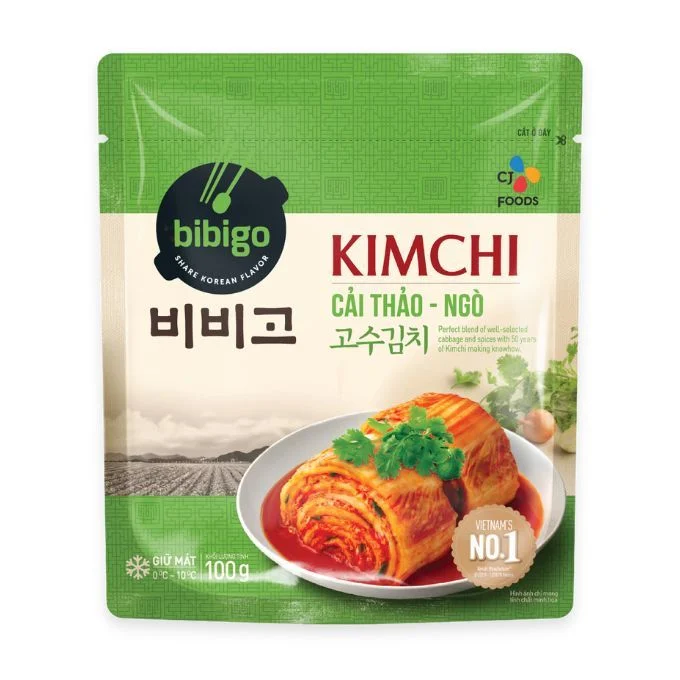 kim chi cai thao ngo bibigo ong kim  8217 s goi 100g
