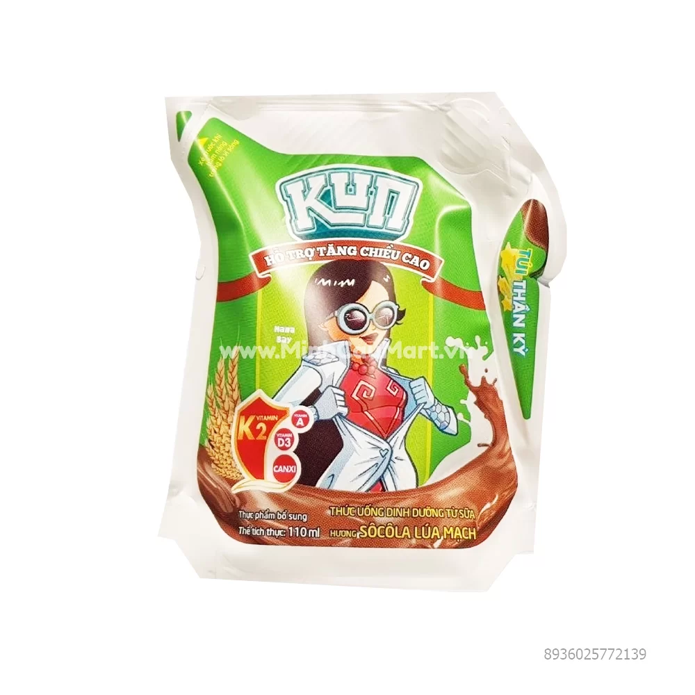 kun sua socola lua mach tui 110ml