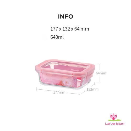 llg402   hop bao quan thuy tinh hinh chu nhat locknlock rose   640ml   mau do anh dao