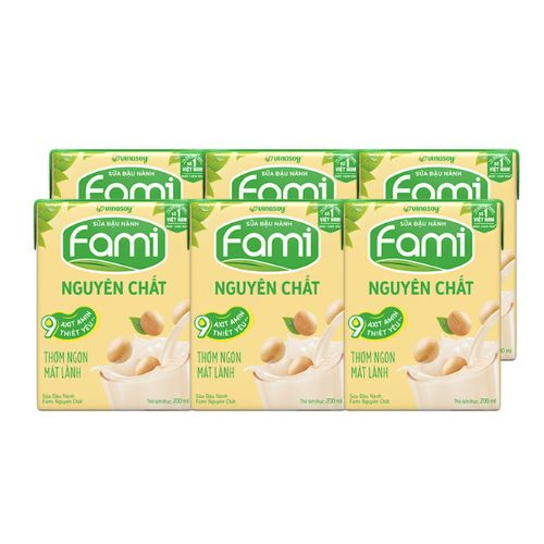 loc 6 hop sua dau nanh nguyen chat fami 200ml