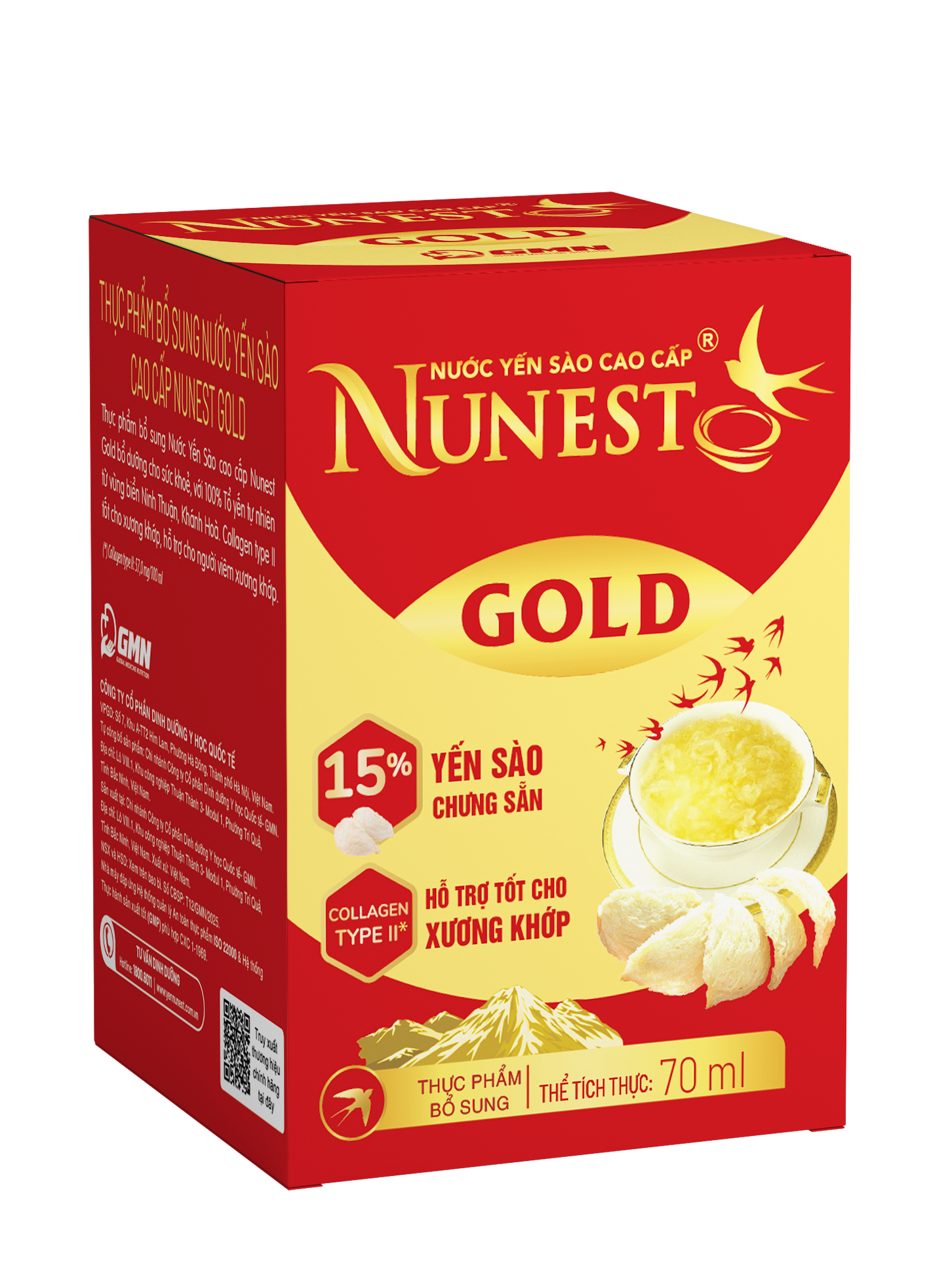 loc nuoc yen sao cao cap nunest gold 15  to yen