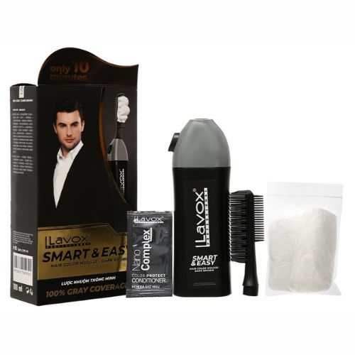 luoc nhuom thong minh lavox nau den 100ml