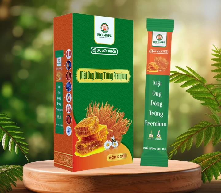 mat ong dong trung premium  hop 5 goi