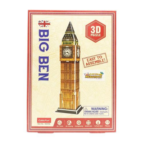 mo hinh giay 3d dong ho big ben   cubic fun s3015h  13 manh ghep