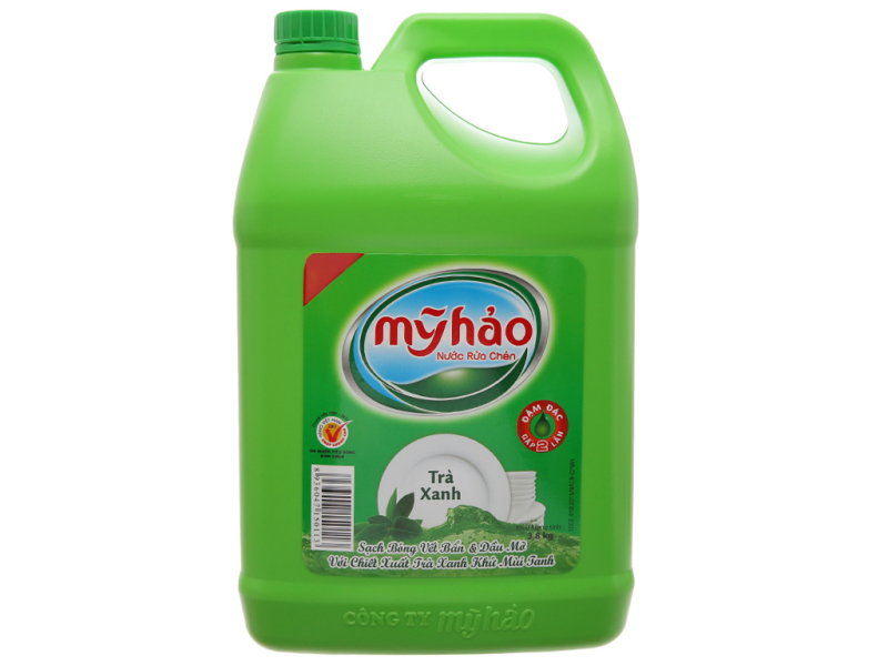 my hao nuoc rua chen tra xanh 3800ml