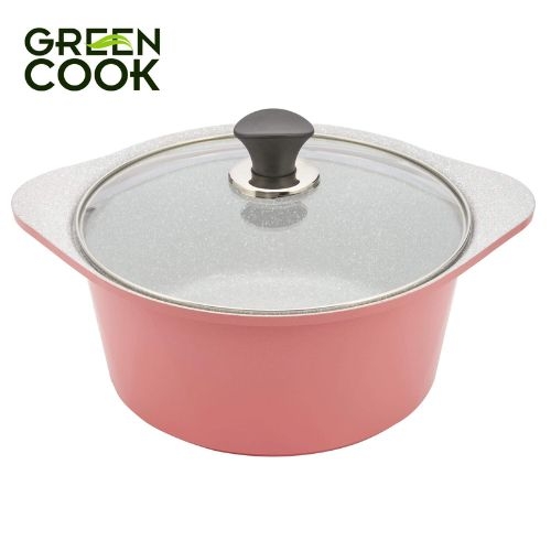 noi duc ceramic van da day tu 24cm green cook gcs02 24ih