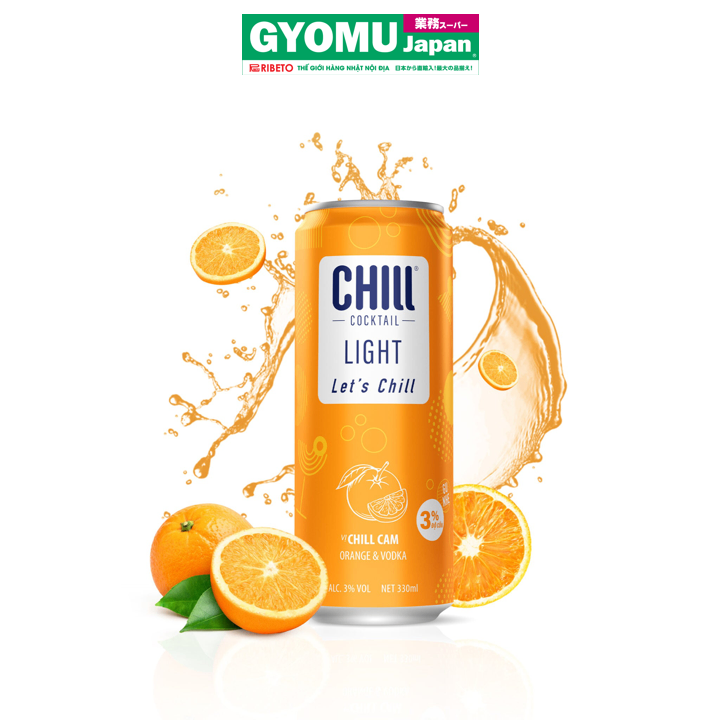 nuoc cocktail chill light vodka cam lon 330ml