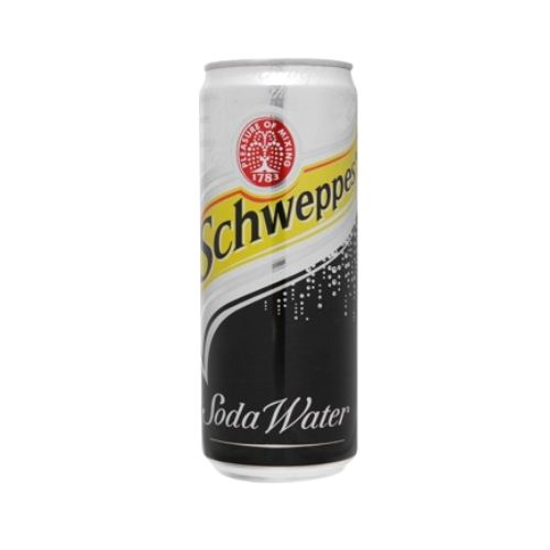 nuoc khoang thien nhien soda water schweppes 350ml
