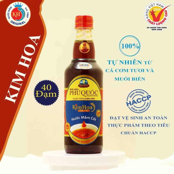 nuoc mam phu quoc kim hoa 40 do dam chai 500ml