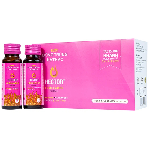 nuoc nam dong trung ha thao hector collagen  chai 50ml