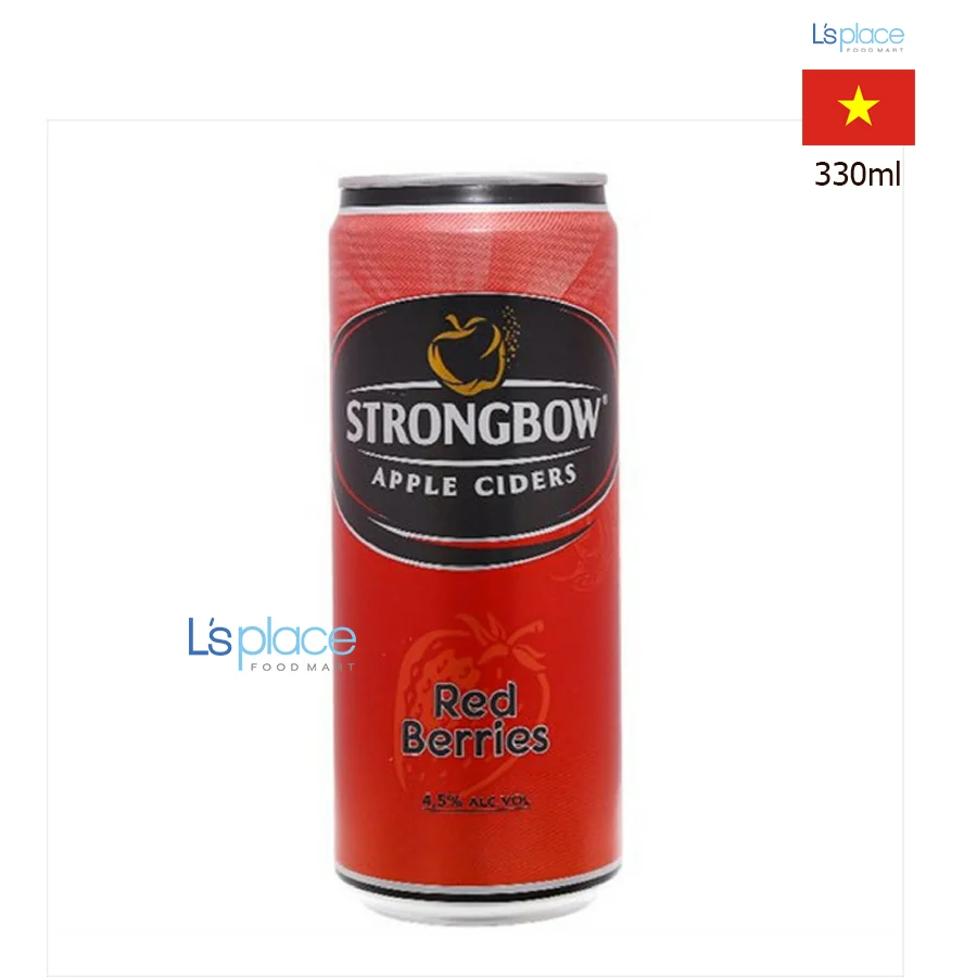 nuoc tao strongbow apple ciders red berries