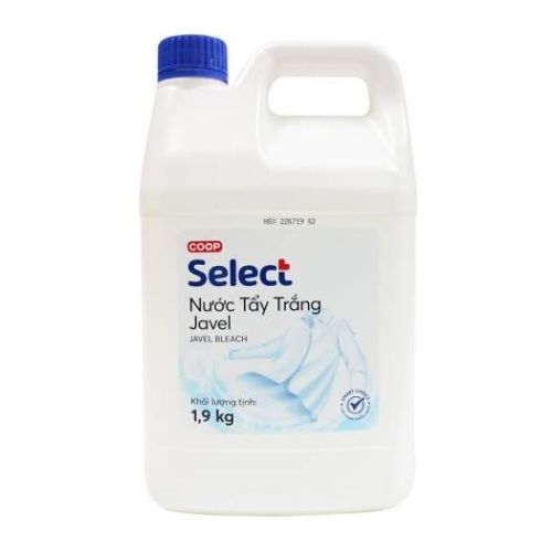 nuoc tay trang javel coop select 19kg