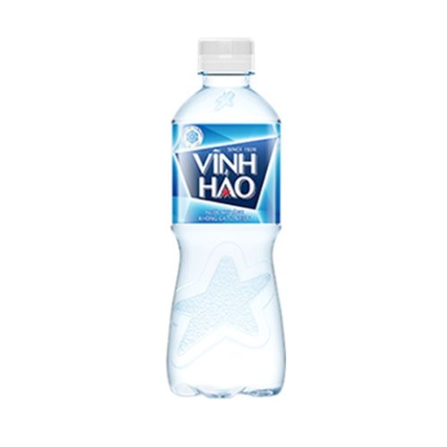 nuoc uong dong chai chua khoang thien nhien vinh hao khong ga loai 500 ml  logo vivant
