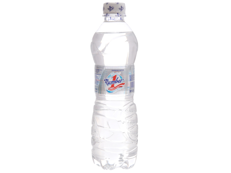 nuoc uong dong chai number 1 chai pet 500 ml