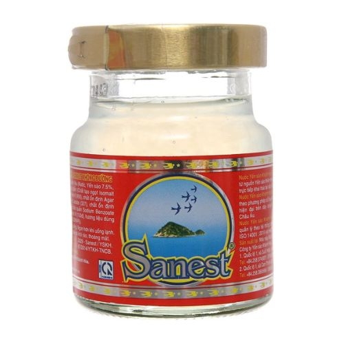 nuoc yen sao khanh hoa sanest khong duong  dong lo   loai 70 ml  029   hop 1 lo