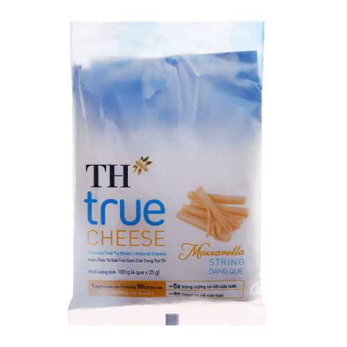 pho mai mozzarella tu nhien th true cheese go ?i 100g  4 que