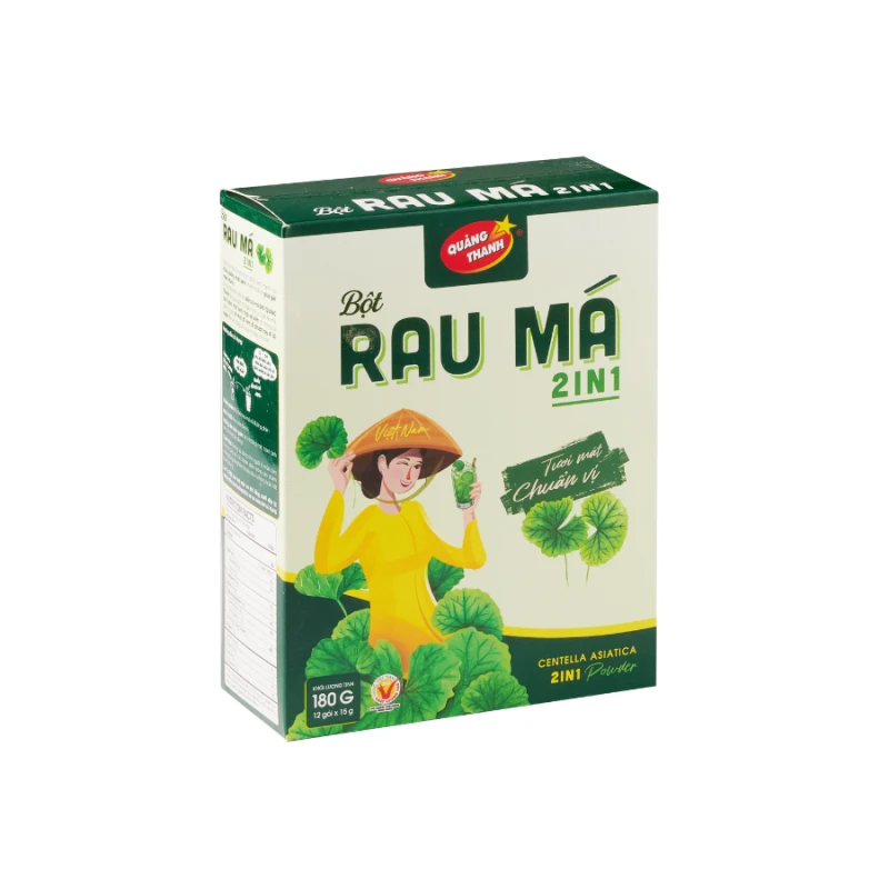 rau ma 2in1 duong phen hop 180g 12 goi x 15 g 