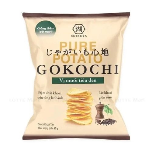 snack khoai tay chien gokochi vi tieu den goi 65g