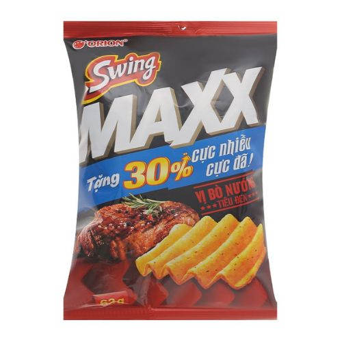 snack khoai tay vi bo nuong tieu den swing goi 63g