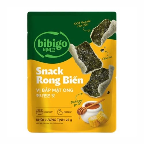 snack rong bien bibigo vi bap mat ong 25gr