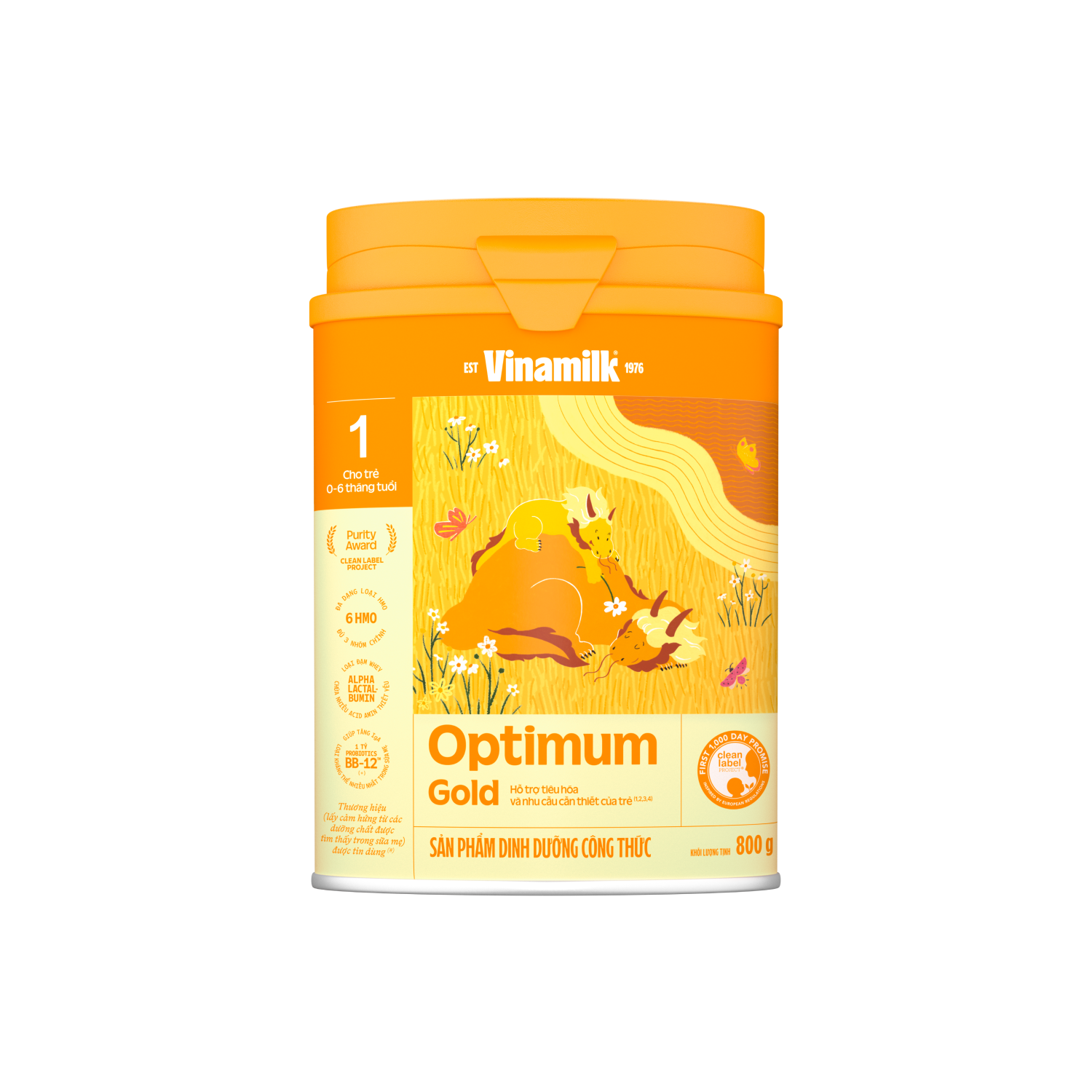 sua bot optimum gold so 1 cho be tu 0 6 thang tuoi 800gr   minh cau