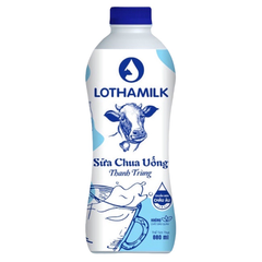 sua chua uong thanh trung lothamilk chai 880ml