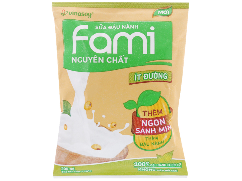 sua dau nanh fami nguyen chat it duong bich 200ml