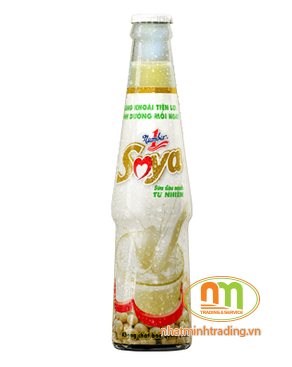 sua dau nanh number 1 soya chai thuy tinh 240 ml