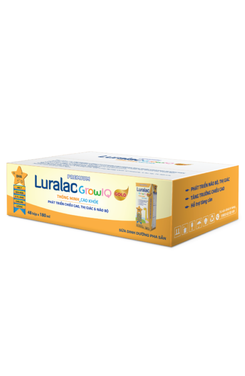 sua dinh duong premium luralac grow iq gold 180ml