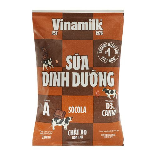 sua dinh duong socola vinamilk bich 220ml